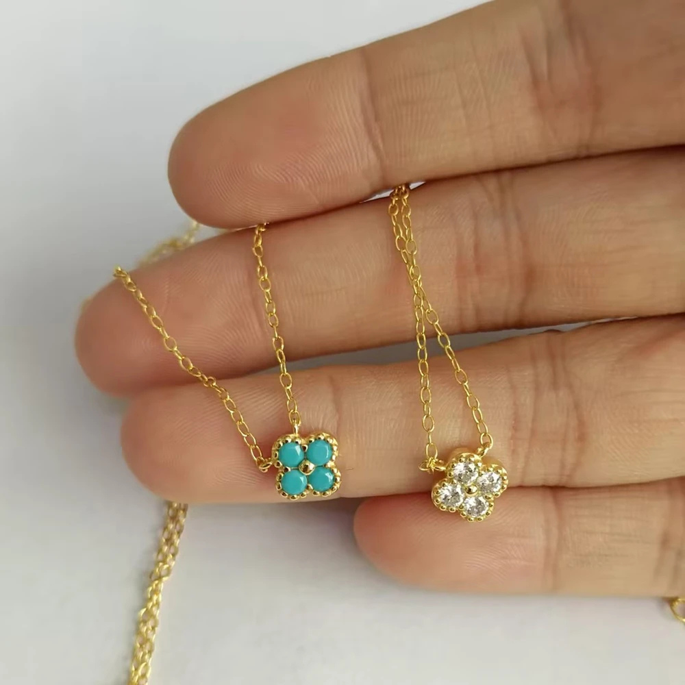 Mini Clover Necklace - Image 5