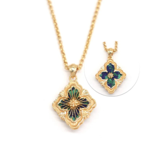 Reversible Clover Necklace
