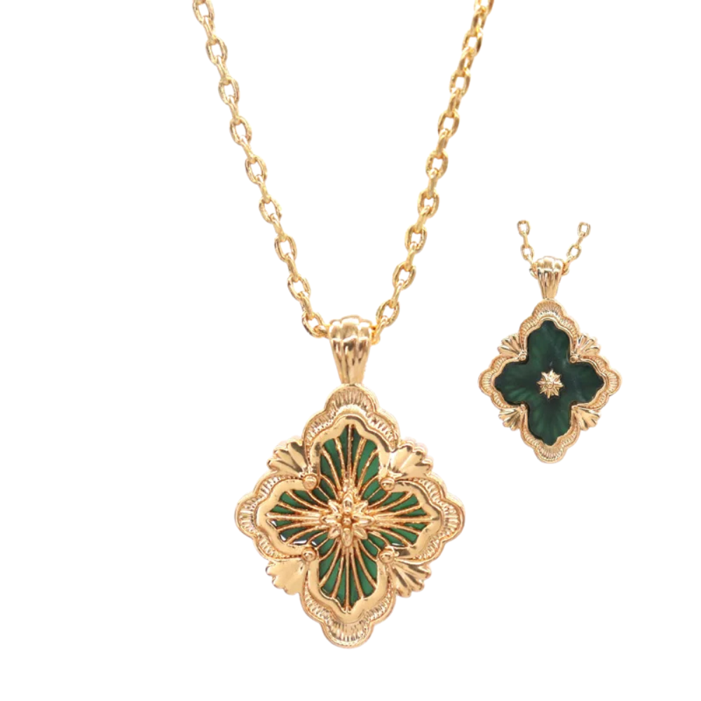 Reversible Clover Necklace