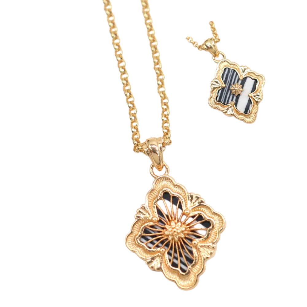 Reversible Clover Necklace