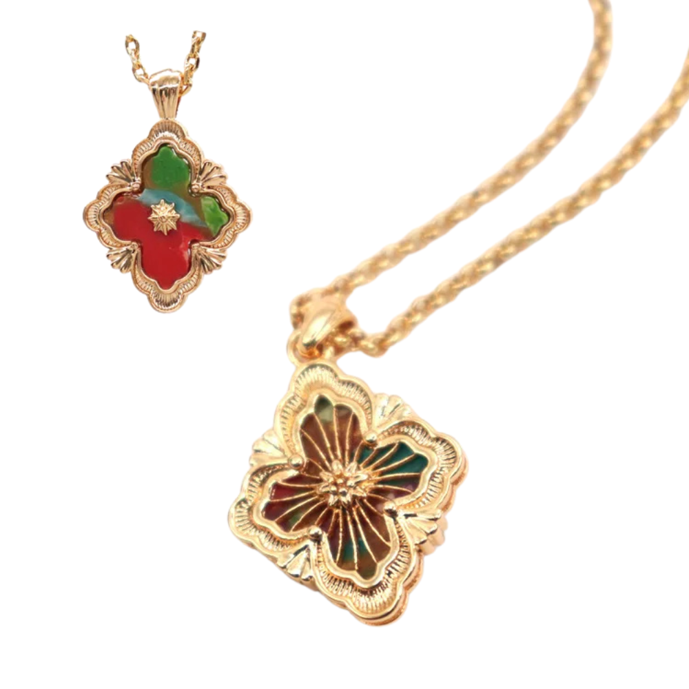 Reversible Clover Necklace