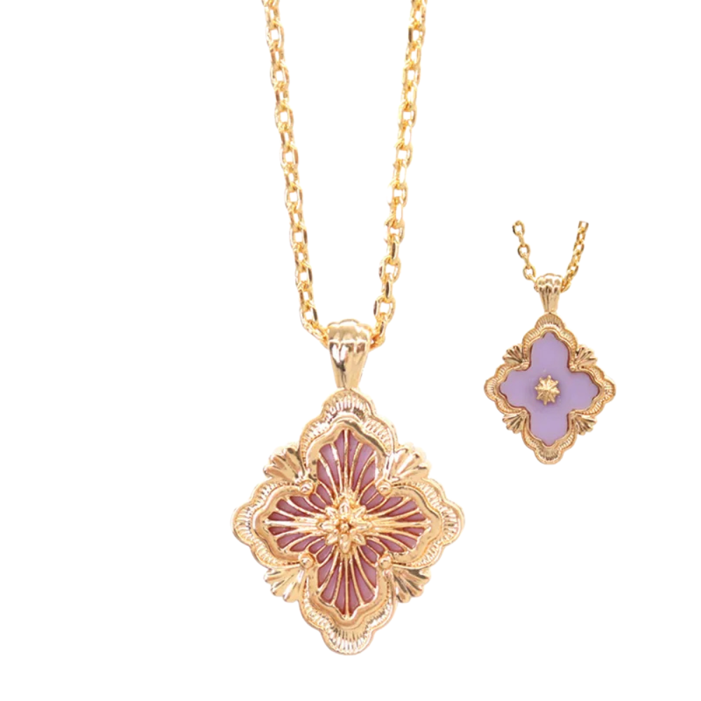Reversible Clover Necklace