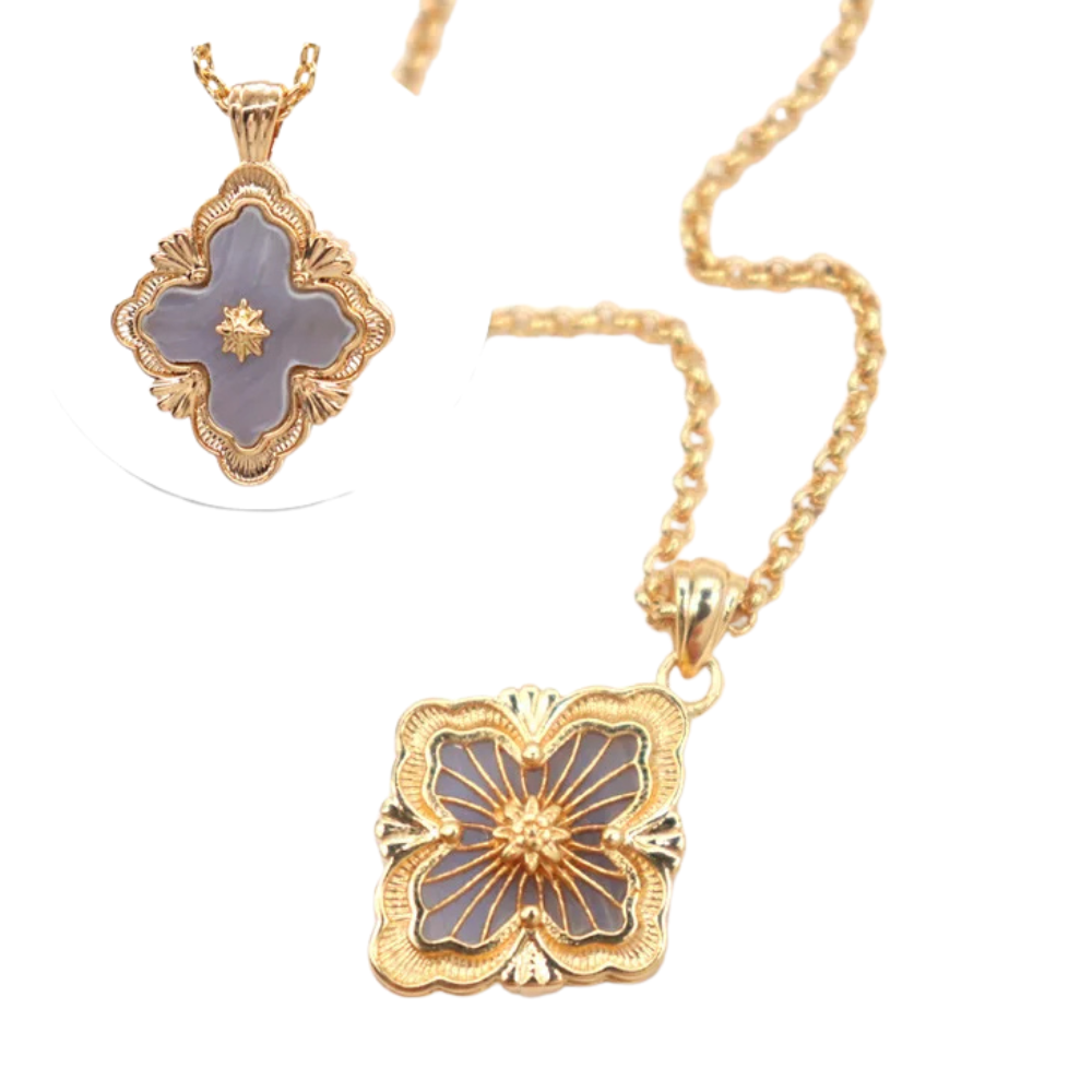 Reversible Clover Necklace