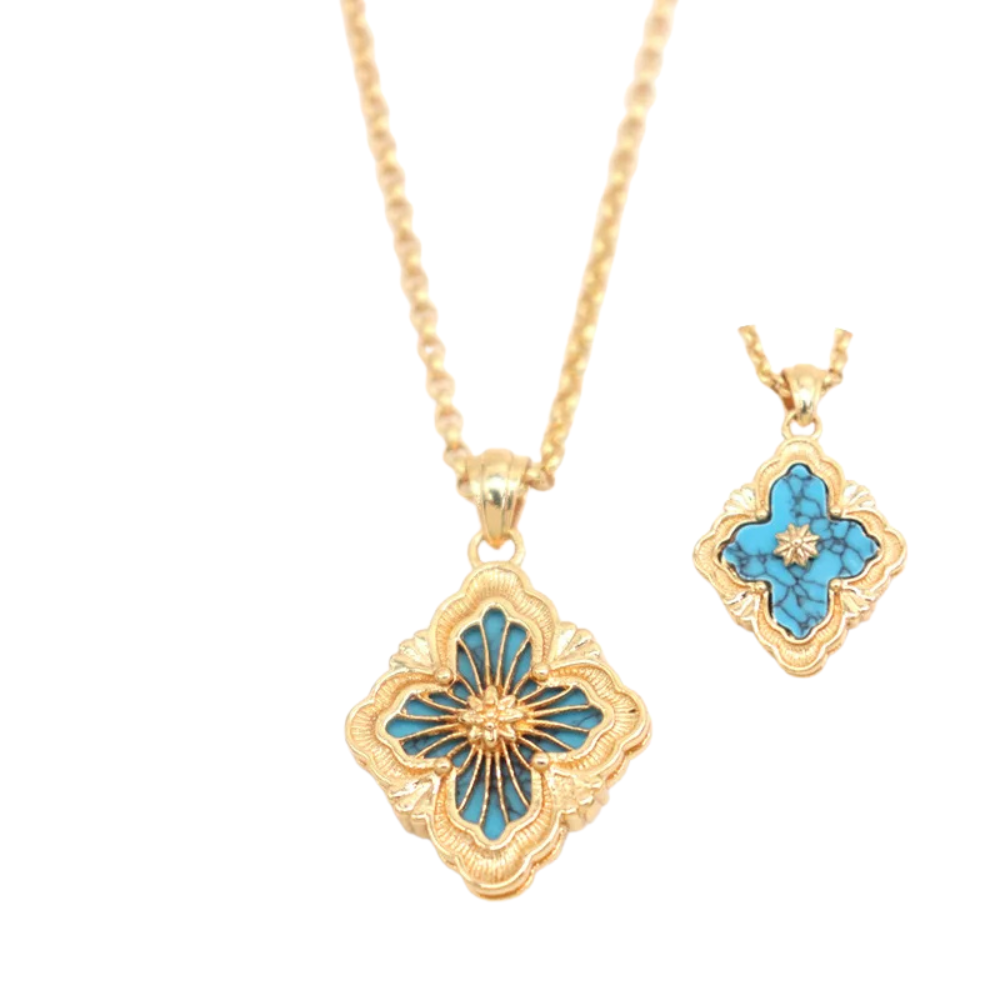 Reversible Clover Necklace