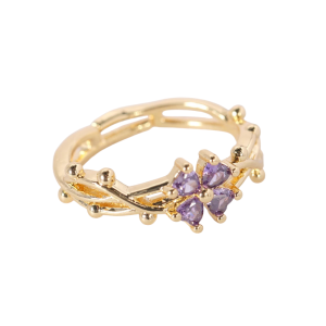 Romantic Clover Ring