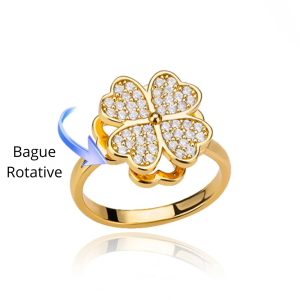 Spinning Clover Ring