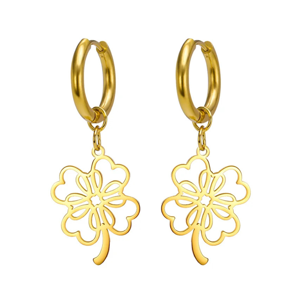 Clover Creole Earring - Image 3