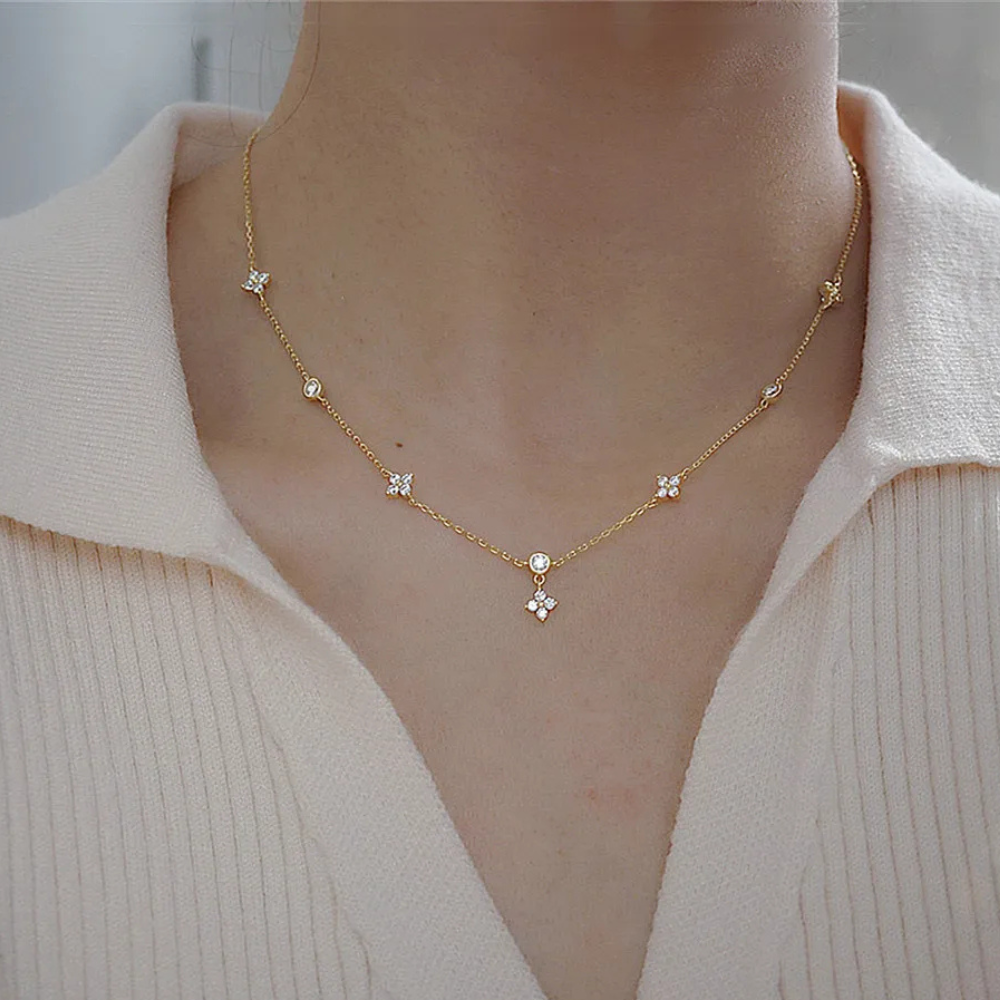 Fine Clover Necklace - Image 6