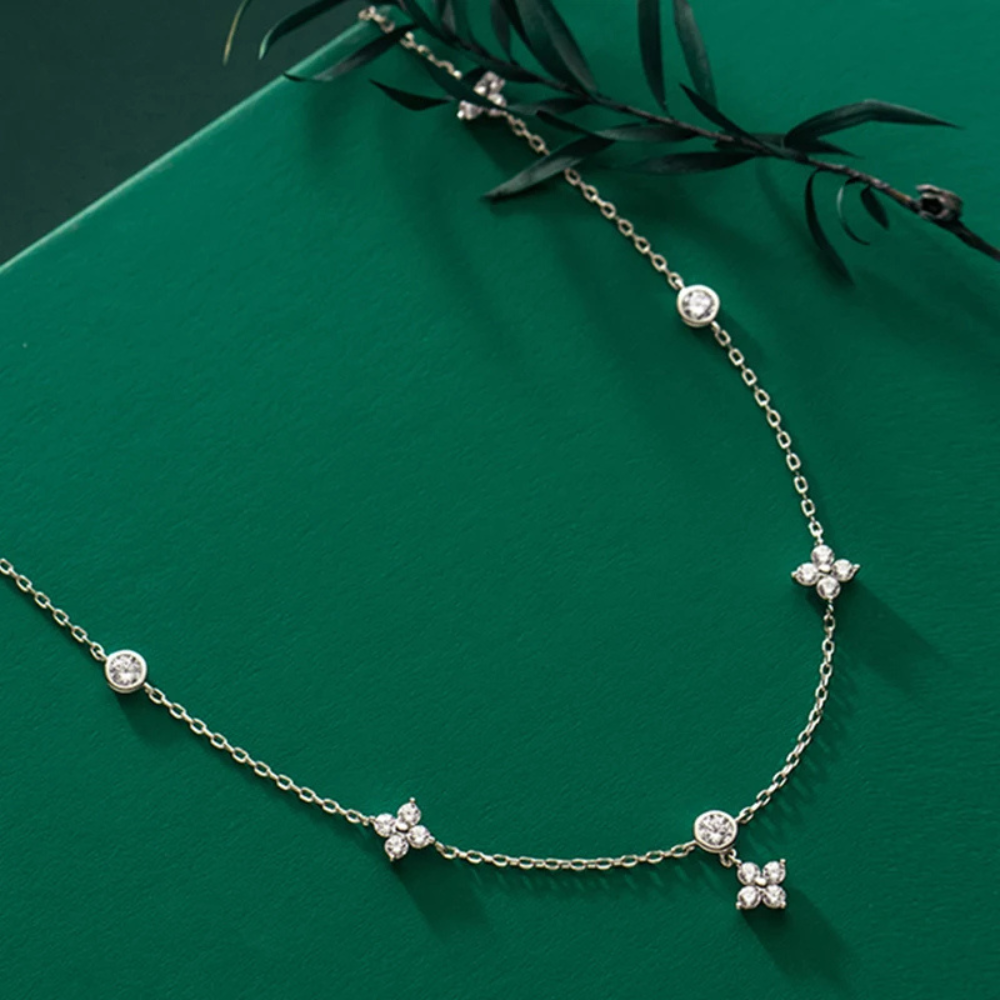 Fine Clover Necklace - Image 7