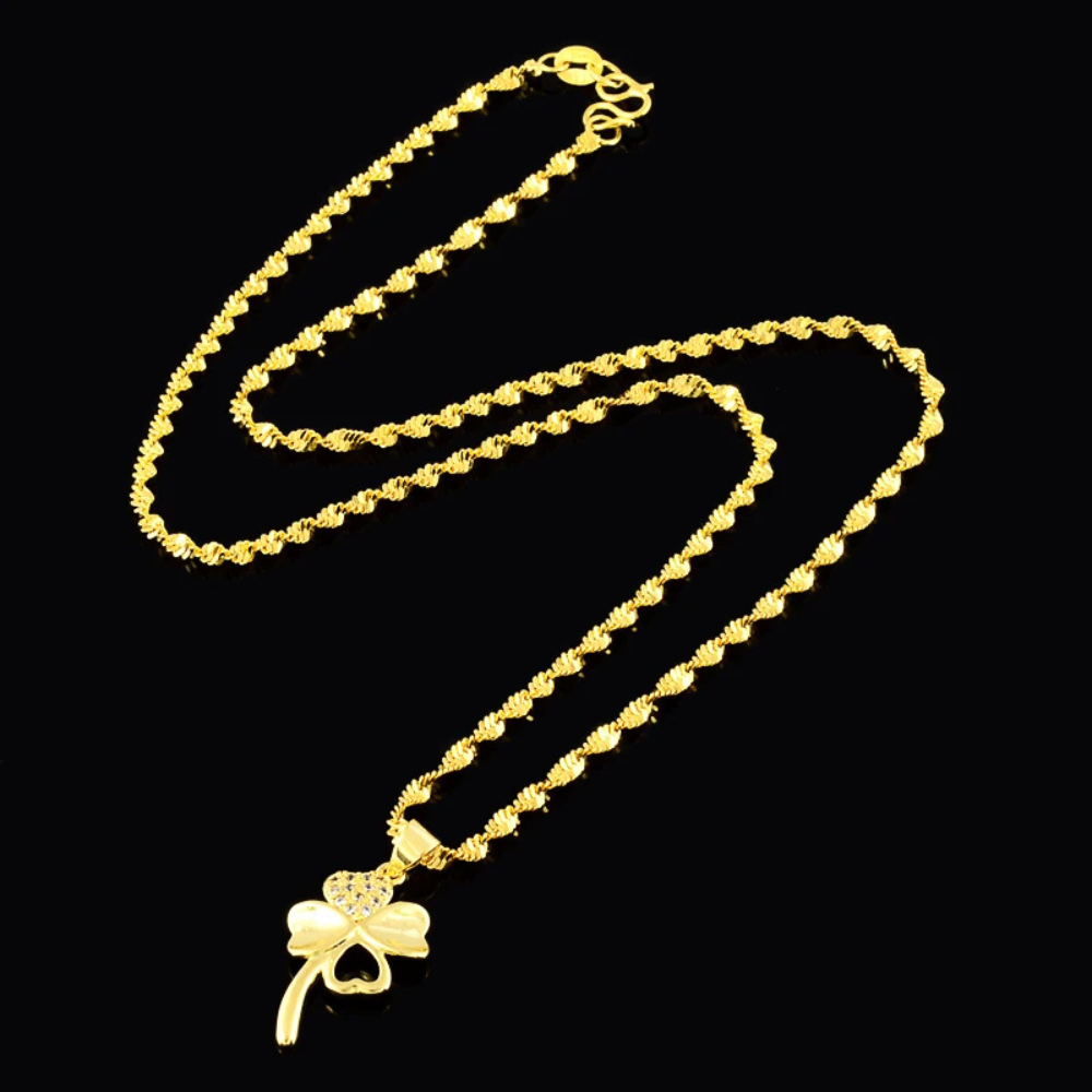 Heart Clover Necklace - Image 2
