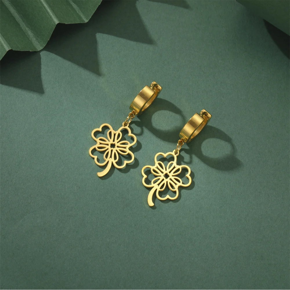 Clover Creole Earring - Image 8