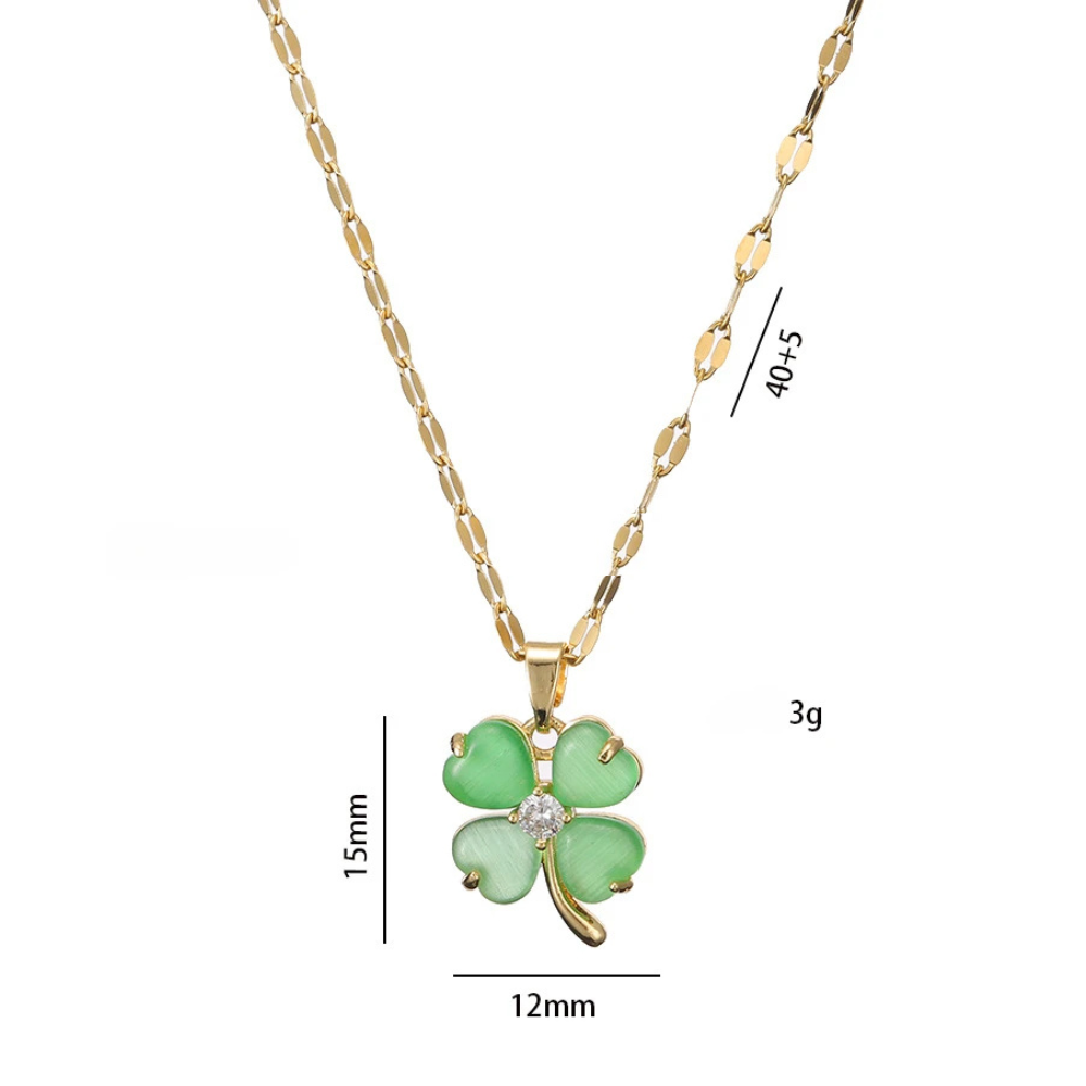 Clover Pendant Necklace - Image 4
