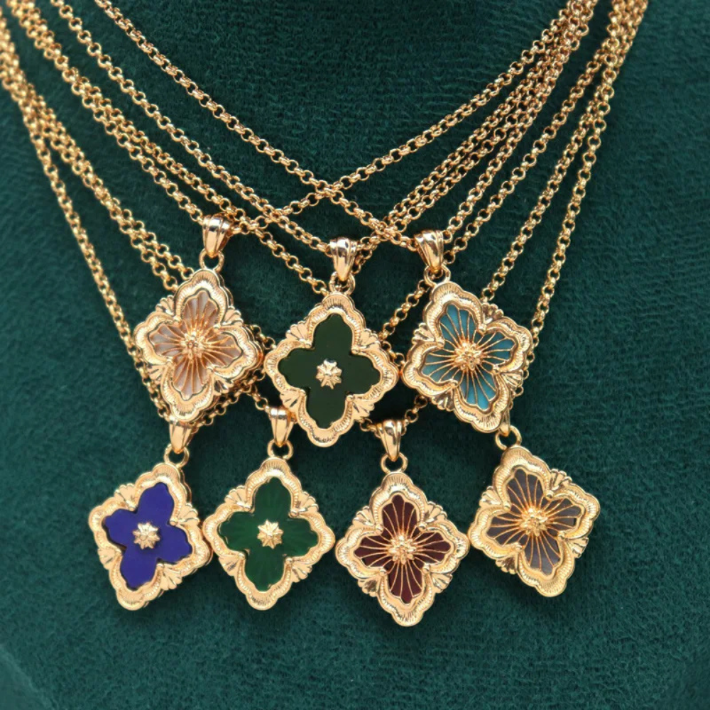 Reversible Clover Necklace - Image 13