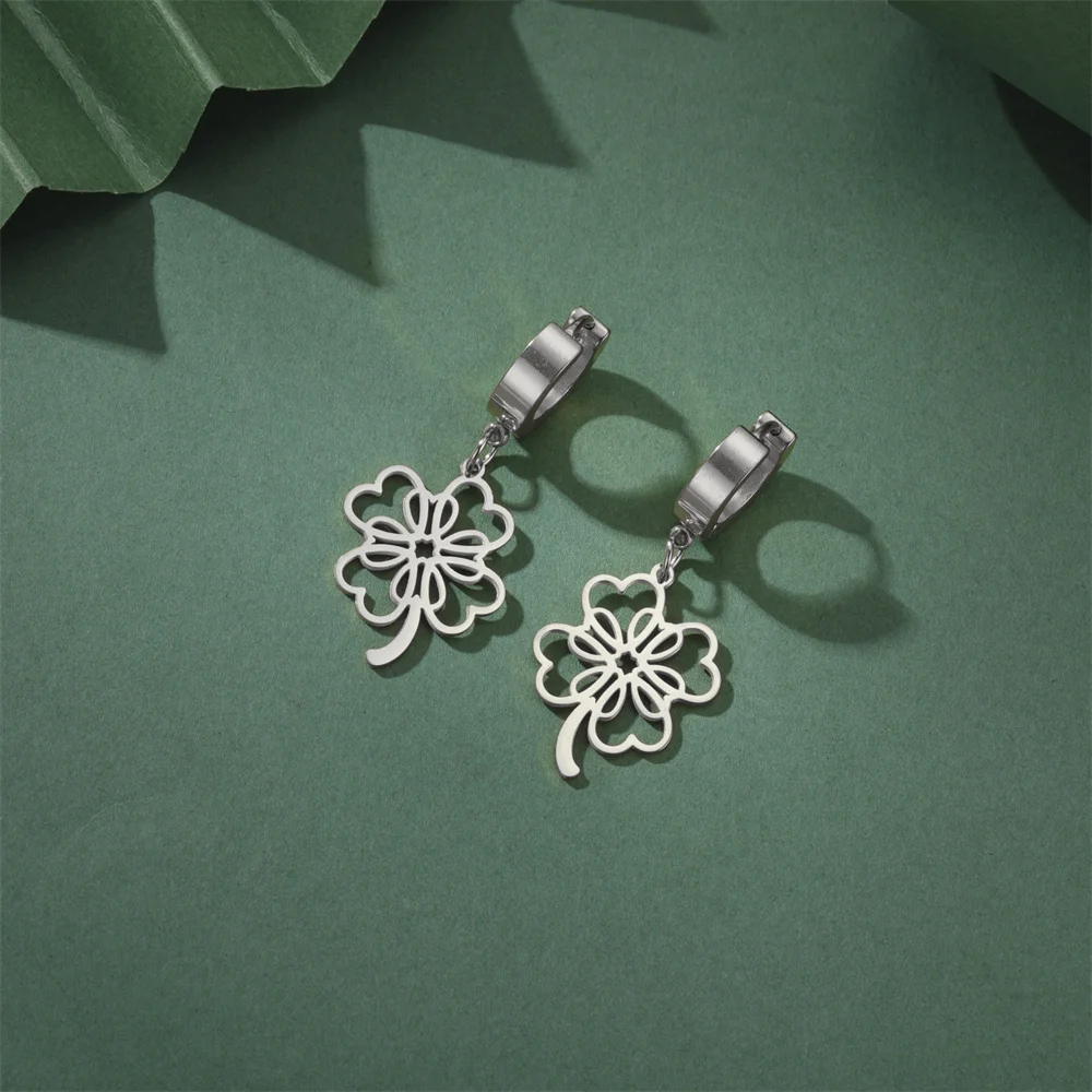Clover Creole Earring - Image 7