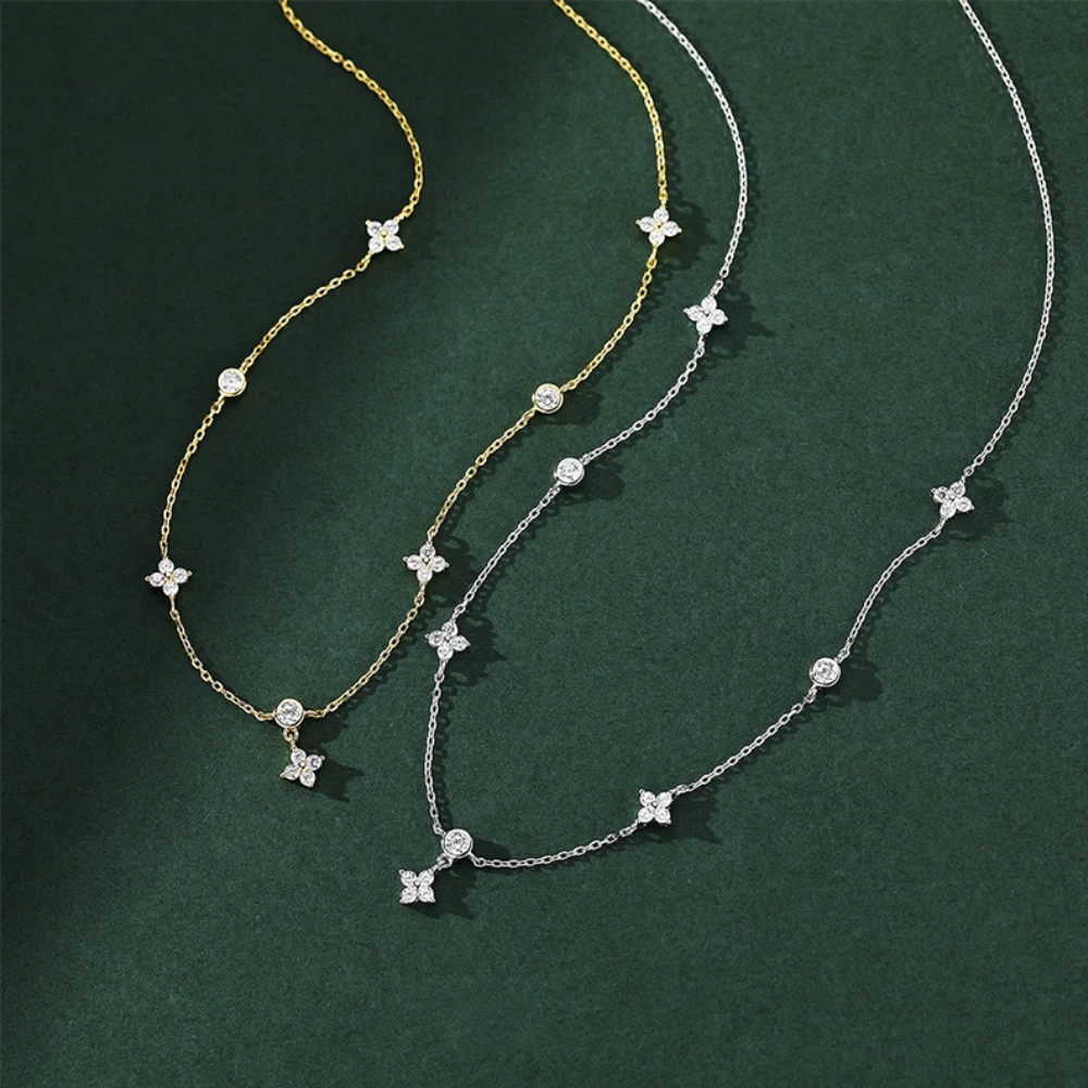 Fine Clover Necklace - Image 8
