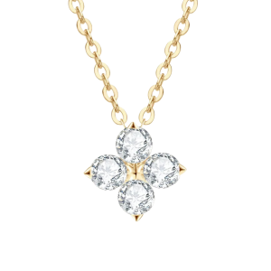 Zirconium Clover Necklace